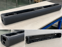 Cetakan Injeksi High Gloss Kustom untuk Casing Soundbar dengan Alat Plastik Tahan Lama untuk Proyek Peralatan Audio OEM