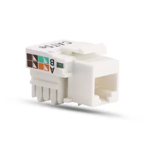 Mạng Keystone Jack UTP CAT5E/Cat6 Keystone Jack RJ45 kết nối 90 độ Keystone jack