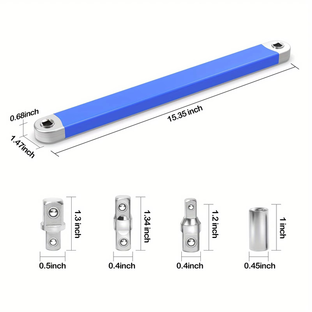 Offset Extension Wrench Gear Chain Drive OEM Tools Impact Ready Offset Extension Wrench Tight Reach Extension Wrench Set