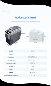 Reposabrazos central con refrigerador para coche, compresor de refrigeración, gran capacidad para vehículos comerciales - Product Image 4