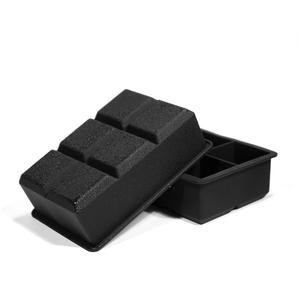 Moule à glaçons en silicone transparent U2 grand format 6 cavités avec logo personnalisé pour designer - Product Image 5