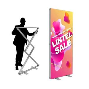 Custom Size <b>LED</b> SEG Pop Up Light Box Display Folding Backlit Lightbox Banner Stand <b>Sign</b> for Trade Show Backdrop - Product Image 1
