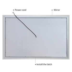 Hot bán hình chữ nhật thông minh gương màn hình cảm ứng LED Bath Gương phòng tắm cho khách sạn - Product Image 6