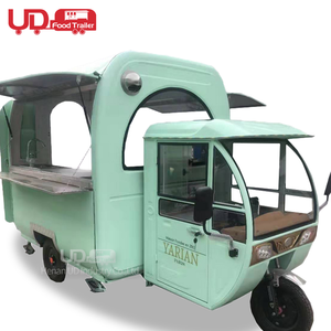 Al aire libre de <span class=keywords><strong>la</strong></span> <span class=keywords><strong>calle</strong></span> móvil de <span class=keywords><strong>venta</strong></span> mano empuje de 3 ruedas de bicicleta Vending carro - Product Image 5