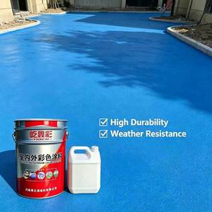 Exterior Acrylic Liquid Floor <b>Paint</b> for Outdoor Driveway and Pavement Coating <b>Roller</b> Brush Application - Product Image 3