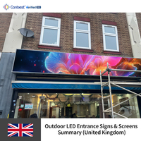 Panneau Led Double face extérieur, panneau géant Led série F, 4x8 pieds, 9 pieds x 16 pieds, affichage publicitaire