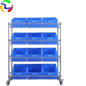 Capacité de chargement supérieure Étagère en acier 5 niveaux Nsf <span class=keywords><strong>Metro</strong></span> Office Rayonnage de stockage industriel en fil métallique finition chromée - Product Image 2