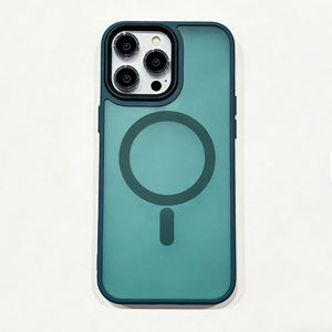 Funda Magnética <span class=keywords><strong>Invisible</strong></span> Personalizada para Teléfono 15/16/17 Pro Max, Semi-Transparente, Acabado Mate, Resistente a Impactos, TPU+PC - Product Image 5