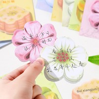 Autocollants décoratifs créatifs pour étudiants, aimants de réfrigérateur autocollants, notes adhésives, thème pâtisseries chinoises originales