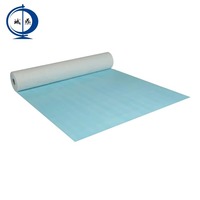 Tissu en polaire non tissé 100% polyester, imperméable, respirant, écologique, résistant aux taches, anti-déchirure, blanc uni