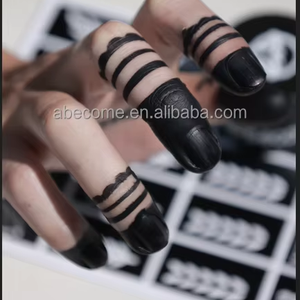 <span class=keywords><strong>Pochoir</strong></span> de Tatouage Temporaire au Henné Personnalisé Bras Jambe Tatoo avec Fleur Étanche Vinyle PVC Inde <span class=keywords><strong>Pochoir</strong></span> Tatouage à Base de Plantes Autocollant - Product Image 5