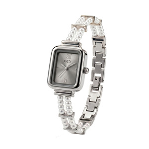 Nouvelle montre bracelet en perles pour femme, cadran en nacre, chiffres romains, double rangée de perles, style délicat, montre-bracelet à quartz - Product Image 4