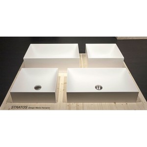 Per Antonio Lupi Stratos Flumood moderno lavabo in pietra lavabo da bagno lavabo per lavaggio a mano Villa uso per alberghi - Product Image 4