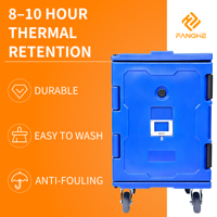 Professioneller FANGHE BW-90D 90L Rotationsgeformter Isolierter Speisenwärmer mit Rollen für Gewerbliche Küchen und Catering-Ausrüstung