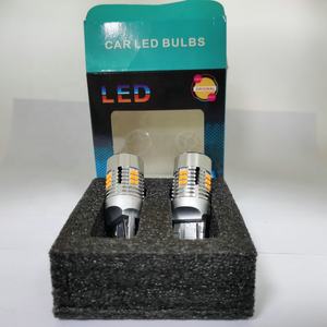 T20 1157 7443 Led 전구 오렌지 옐로우 앰버 레드 라이트 브레이크 전구 Led 4014 높은 밝기 신호 빛 - Product Image 4