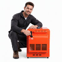 La dynamo diesel portative silencieuse directe de puissance du générateur 220V 380V 5KW 10KW d'usine a évalué 230V