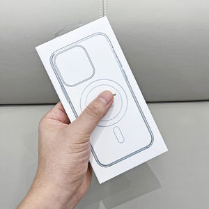 <span class=keywords><strong>Cargador</strong></span> inalámbrico magnético transparente caja <span class=keywords><strong>original</strong></span> espacio transparente TPU fundas de teléfono móvil para iPhone16 15 14 13 - Product Image 2