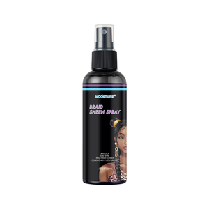Factory Wholesale Organic Herbal Nourish Hair <strong>Braid</strong> Sheen <strong>Spray</strong> with Strong Hold &amp; Smoothing 120ml - Product Image 1