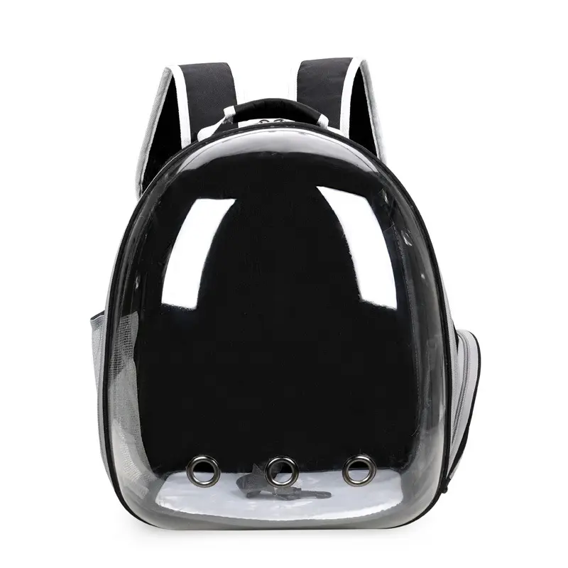 도매 통기성 투명 애완 동물 고양이 개 여행 캐리어 운반 바구니 배낭 가방