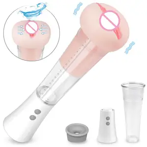 High Quality Penis Pump Dildo Pussy Cup Dick Penises Enlargement Vaccum Pump for Male Masturbation