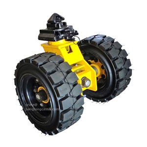 16/22/25 Zoll Schwerlast-CE-zertifizierte Containerrollen mit Vollgummi-Offroad-Doppelrad-Design für den Einsatz in Schiffscontainern - Product Image 2