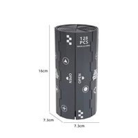 Mini jeu de tournevis de précision 128 en 1 Kit d'embouts de tournevis magnétique outil à main de réparation en acier inoxydable multifonction