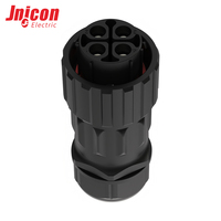 Connecteur mâle étanche M40 4/5 broches, broche mâle à sertir de 6,0 mm, 120 A, courant élevé, IP67, prise circulaire pour équipement de stockage d'énergie