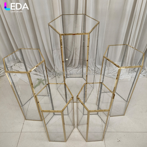 แท่นโชว์เค้กอะคริลิค+สแตนเลสสำหรับงานแต่งงานสุดหรู LEDA รุ่นใหม่ - Product Image 4