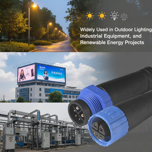 M15 IP68 không thấm nước Threaded khóa điện Cáp nối 2 3 4 5pin cho ngoài trời <span class=keywords><strong>LED</strong></span> tự động hóa công nghiệp dự án - Product Image 6