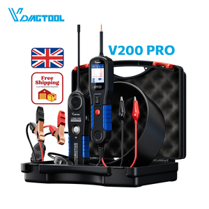İngiltere Hızlı Kargo VDIAGTOOL V200 Pro 12/24V Güç Probu Devre <span class=keywords><strong>Test</strong></span> Cihazı Otomotiv Kablo İzleyici Devre <span class=keywords><strong>Test</strong></span> Cihazı 40FT/12M Kablolu - Product Image 1