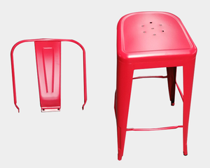 <span class=keywords><strong>Tabouret</strong></span> de bar de style <span class=keywords><strong>industriel</strong></span> rétro du milieu du siècle, <span class=keywords><strong>tabouret</strong></span> de bar moderne de <span class=keywords><strong>hauteur</strong></span> comptoir, chaise de bar américaine empilable pour cuisine, restaurant - Product Image 6