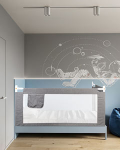 הגנה לילדים מיטת תינוק מודרנית שומר-מיטת תינוק מוארת מסילות גדר בטיחות ניידת מתכווננת - Product Image 2