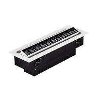 Anti-éblouissement Haute Puissance LED Profil En Aluminium SMD 20W 30W 40W 60W Bijouterie Commercial Lumière Conception LED Encastré Grille Lumière