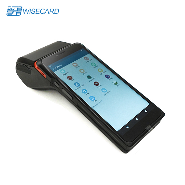 Wisecard Hot Sell T80 Touch Screen Terminal Payment 4G Mobile Smart Android Handheld POS with Printer NFC Function