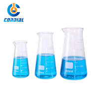 Bécher conique en verre borosilicate 3.3 CORDIAL 125/250/500 ml avec bec verseur pour usage en laboratoire