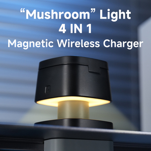 Nouveau Chargeur Sans Fil Magnétique Pliable 4-en-1 Multifonctionnel 15W en Forme de Champignon pour <span class=keywords><strong>iPhone</strong></span> 17 Pro Max – Support <span class=keywords><strong>Portable</strong></span> X13 - Product Image 2