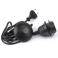 E27 douille support de lampe à prise ue 220V cordon d'alimentation adaptateur interrupteur marche/arrêt Bases de lampe portalampara interrupteur à pédale