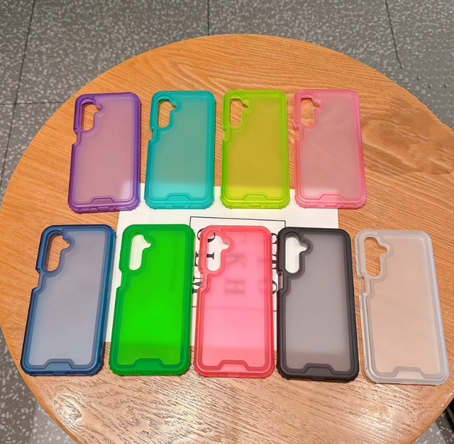 GSCASE 3 in 1 Hybrid Drop Protection Hard Shockproof 360 Acrylic Clear Phone Case for Iphone 17 Pro Max for Samsung S26 26 Ultra