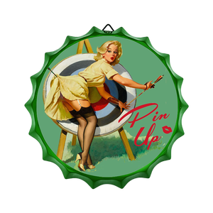 Cheap Custom Printing Metal <strong>Crafts</strong> Tin <strong>Beer</strong> Cap <strong>Signs</strong> Vintage Retro Pin up Girl Plaques Cars Garage Old Poster - Product Image 3