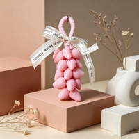 Savon de bain artisanal Gu Lan multicolore à la fraise, transparent, à l'huile de coco hydratante, pour usage quotidien, coffret cadeau