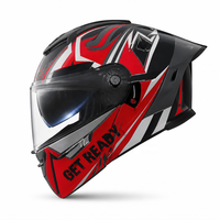 Casque de moto homologué DOT avec motif flamme, en ABS, modulaire, intégral, à double visière, pour une sécurité accrue lors de la conduite
