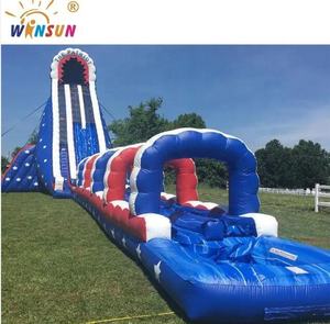 WINSUN Nouveau Design Toboggan Gonflable Commercial Urbain pour Enfants et Adultes avec Piscine Intégrée - Product Image 2