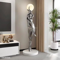 Vincentaa Moderne Intérieur De Luxe Décor Sculpture Femme Éclairage Hôtel Sculpture En Gros