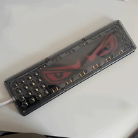 Feux arrière de voiture Devil Eyes Trailer Trucks Car LED Rear Tail Light Red Amber DRL Turn Signal Rear Lamps for Truck Taillight Parts