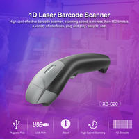 XB-S20 Syble otomatis sensitif tinggi, pemindai kode batang Laser genggam pemeriksa Harga 1D