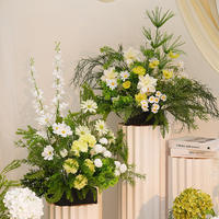 KH Op maat gemaakte hoogwaardige handgemaakte zijden kunstbloemen bolvormige bloemstukken voor bruiloftdecoratie en eettafel