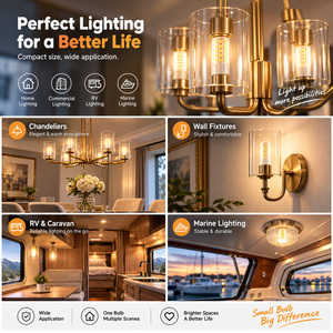 BA15D BAY15D 5W LED Marine Navigation Bulb AC 120V/230V 450-500LM 45LED PC Ceramic CE RoHS 2-Year Warranty Boat Ship - Product Image 2