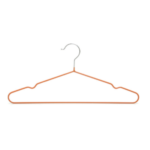 Bán Buôn Heavy-Duty PVC Tráng Dây Áo Móc Không Gian Tiết Kiệm Chrome Sắt Chống Trượt Kim Loại Móc Cho Tủ Quần Áo Và Ban Công Làm Sạch - Product Image 1