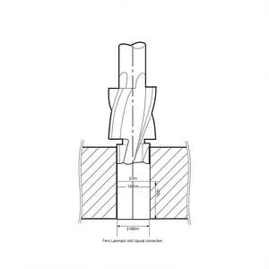 Laminadora Fervi con Conexión Cilíndrica para Preperforar Orificios para Roscas - Product Image 2