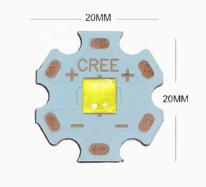 <span class=keywords><strong>Diode</strong></span> <span class=keywords><strong>LED</strong></span> haute puissance CreeXPG3 3535 Série Bleu Royal Rouge Blanc 6W 3V 400-460NM Puces SMD Originales CREE Dissipateur thermique en aluminium - Product Image 1